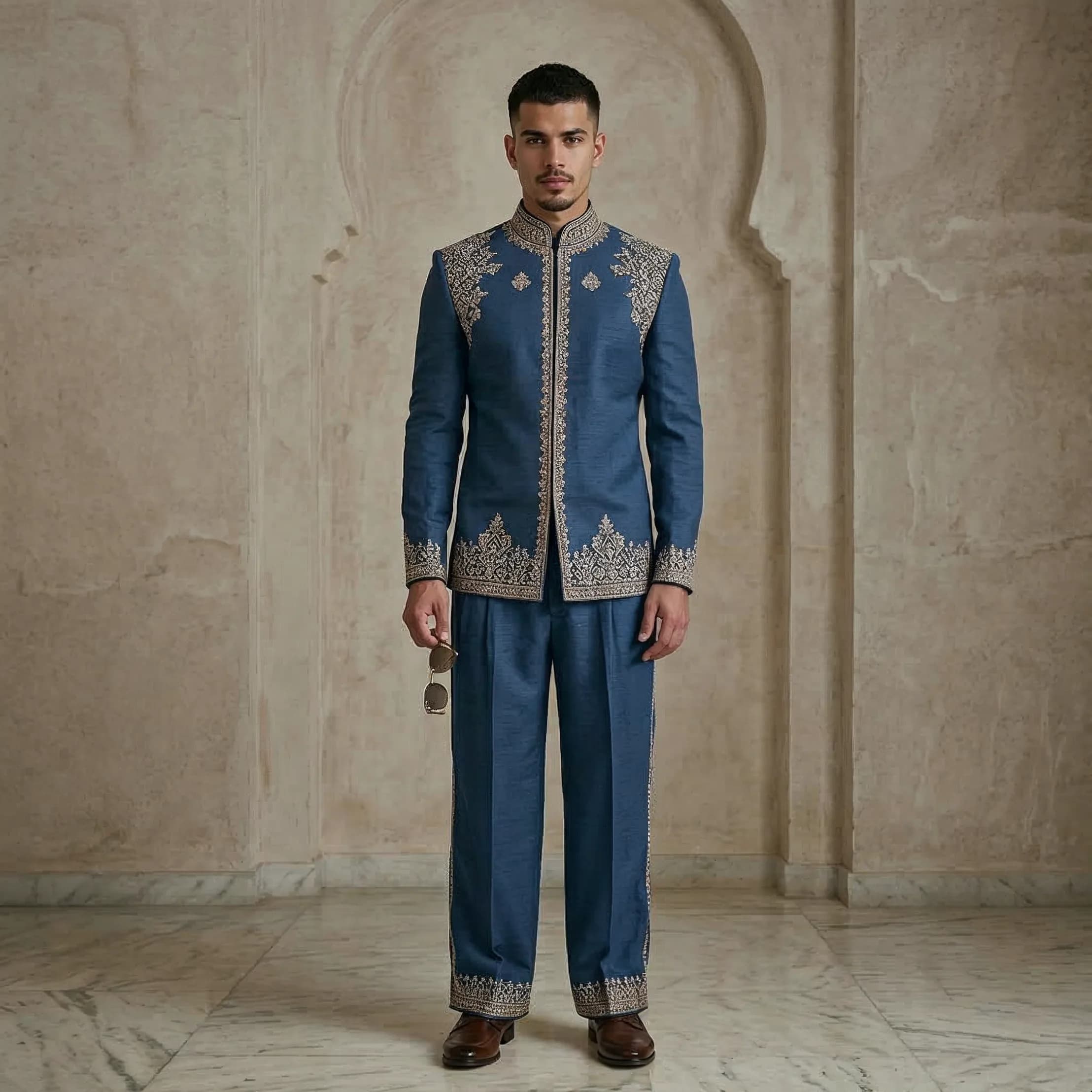 Blue Sherwani